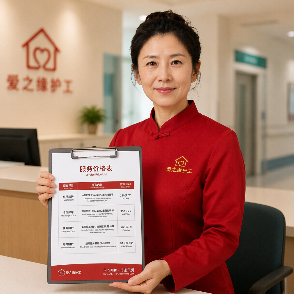 上海医院护工一天多少钱？2026年7月最新价格表